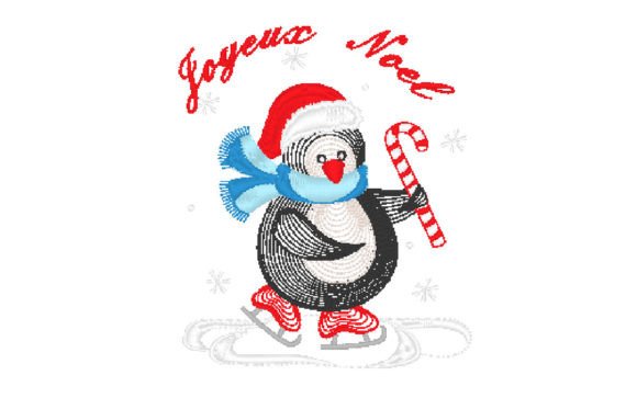 Christmas Penguin French