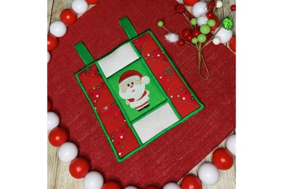 Santa Hanging Quilt Piece
